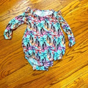 “Irina” Posh Peanut Bubble Romper -18-24 Months